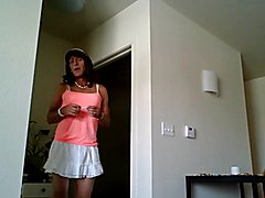 This steamy video features a hot babe in her panties, using her hands to keep her aroused as...