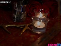 TS Fortune Teller Aubrey Kate Forsees Her Cock in Your Ass - See Full Video at ShemaleDream....