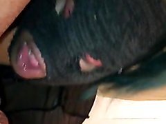This amateur bareback video features a big black cock being serviced by a naughty ladyboy in...