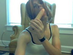 This amateur, homemade solo video features a real person exploring their sexuality in an int...